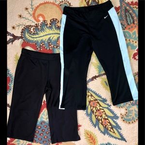Nike workout 3/4 length pants. Size Large